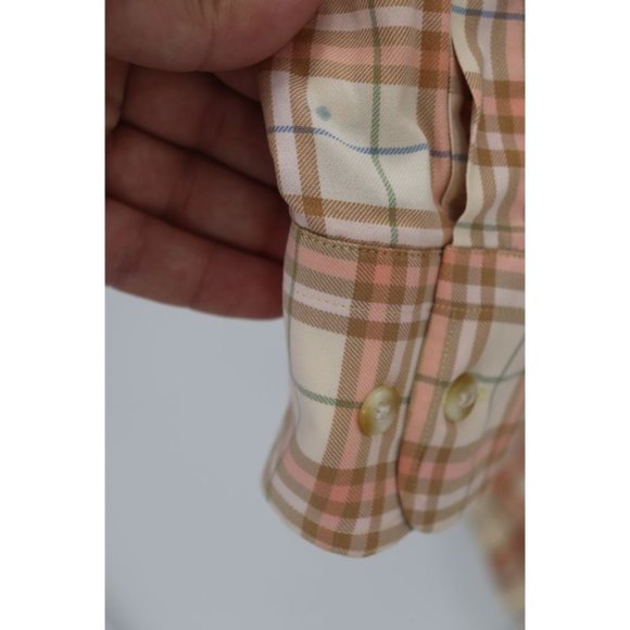 Vintage Burberry London mens XXL long sleeve button down shirt check plaid - Picture 3 of 13